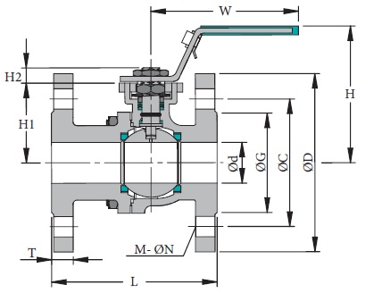 Stainless & Carbon Steel Valve 2FDM20K Stainless & Carbon Steel Valve 2FDM20K