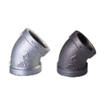 Galvanized & Black Malleable Iron Pipe Fittings 45 Deg Elbow Galvanized & Black Malleable Iron Pipe Fittings 45 Deg Elbow