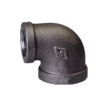Galvanized & Black Malleable Iron Pipe Fittings 90 Deg Elbow Galvanized & Black Malleable Iron Pipe Fittings 90 Deg Elbow