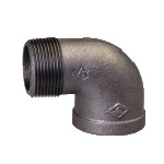 Galvanized & Black Malleable Iron Pipe Fittings Street Elbow (90 Deg) Galvanized & Black Malleable Iron Pipe Fittings Street Elbow (90 Deg)